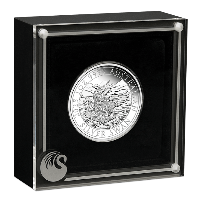 Perth Money Expo 2025 - Australian Swan 2025 1oz Silver Proof Coin - Nova Coins