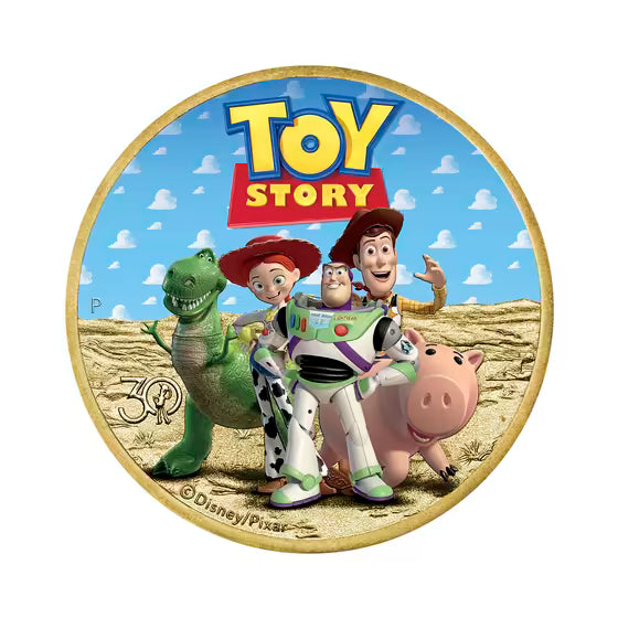 30 Years of Toy Story 2025 $1 Coloured Coin PNC