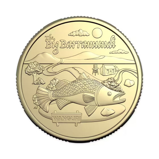 2025 Aussie Big Things 2 $1 AlBr Uncirculated – The Big Barramundi