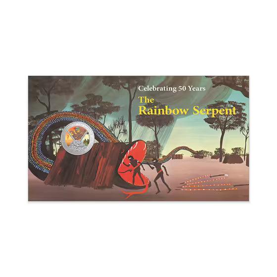 The Rainbow Serpent 50th Anniversary Postal Numismatic Cover (PNC)