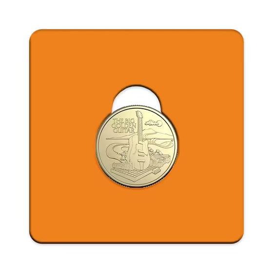 2025 Aussie Big Things 2 $1 AlBr Uncirculated – The Big Golden Guitar
