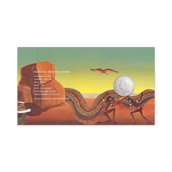 The Rainbow Serpent 50th Anniversary Postal Numismatic Cover (PNC)