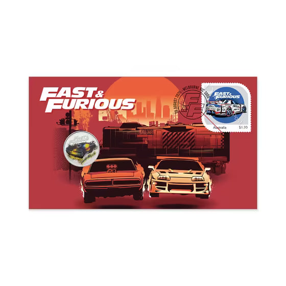 Fast and Furious Postal Numismatic Cover (PNC)