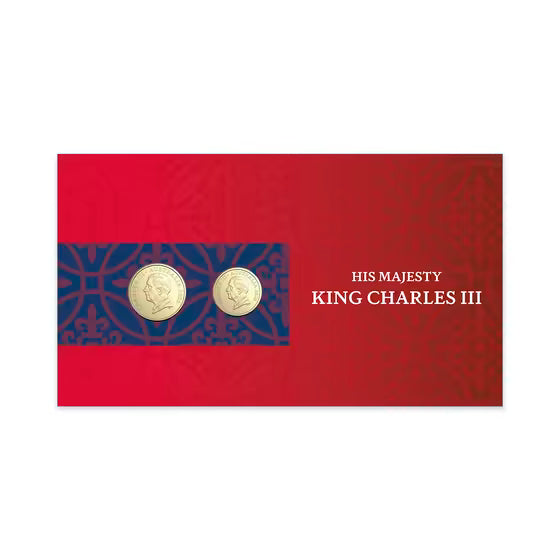 2025 $1 and $2 King Charles III two-coin PNC