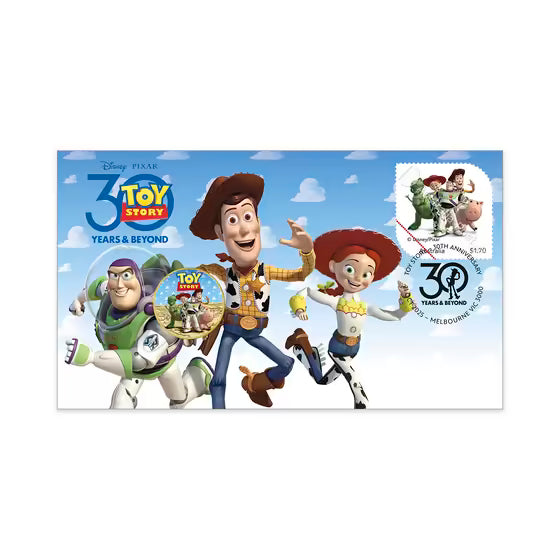 30 Years of Toy Story 2025 $1 Coloured Coin PNC