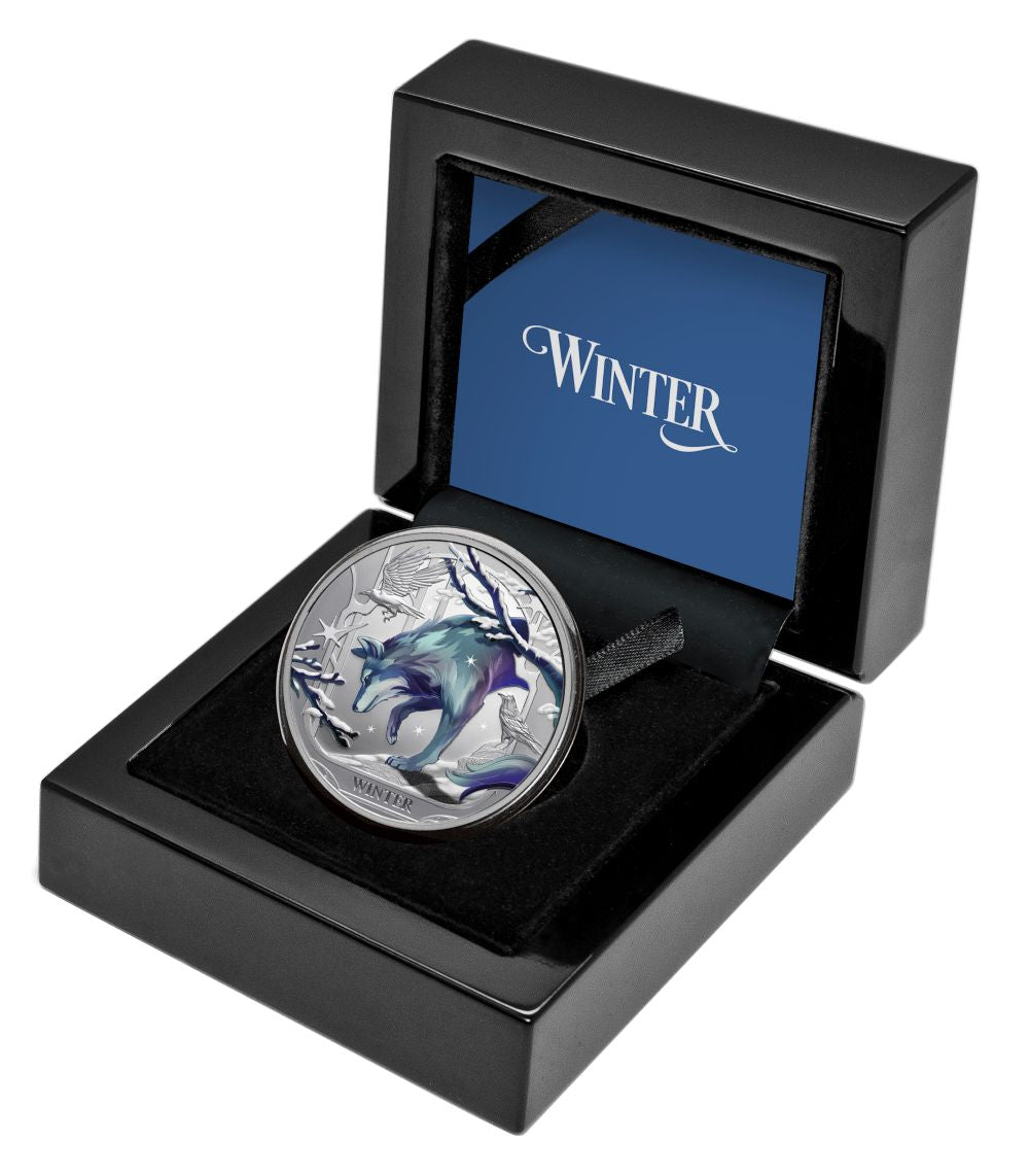 Seasons 2025 Winter $1 1oz Silver Proof Coin - Nova Coins
