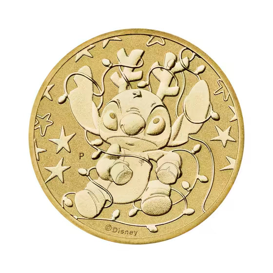 Stitch Christmas 2-Coin Postal Numismatic Cover PNC