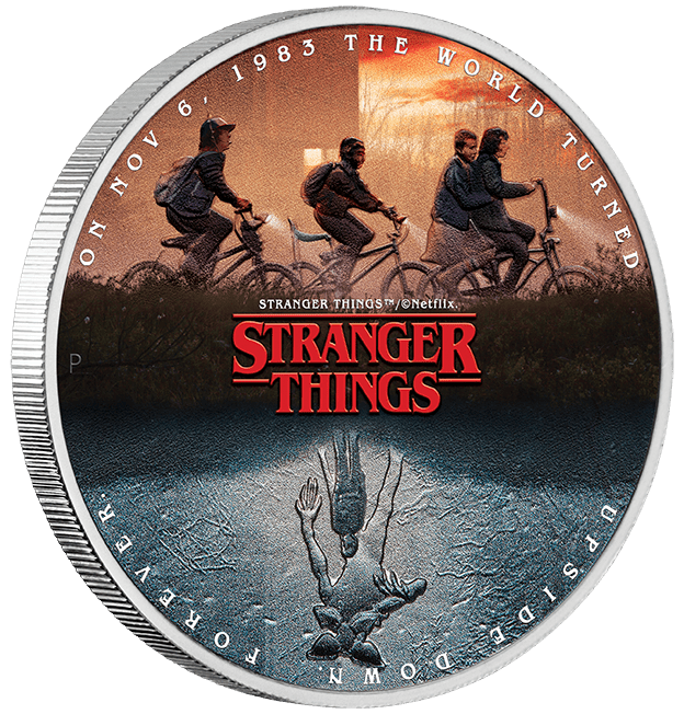Stranger Things - The Upside Down 2026 1oz Silver Coloured Coin - Nova Coins