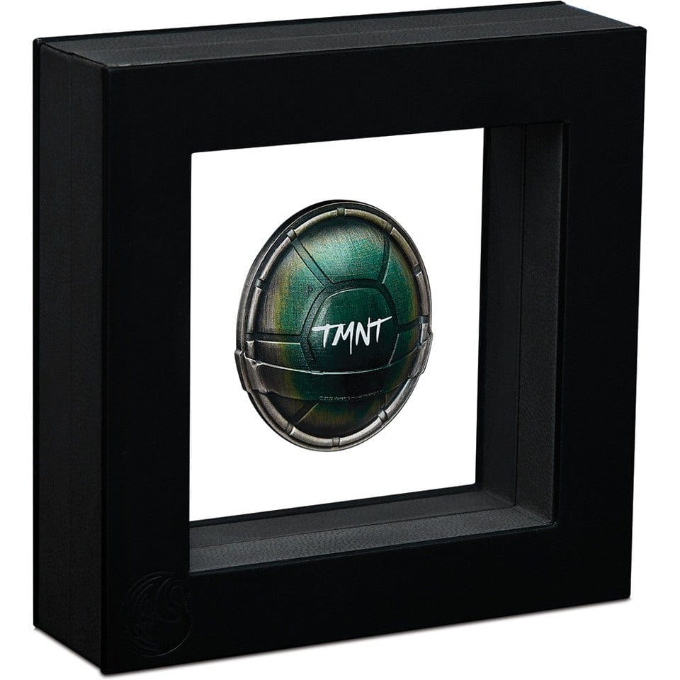 Teenage Mutant Ninja Turtles Domed Shell 2025 1.5oz Silver Antiqued Coloured Coin - Nova Coins
