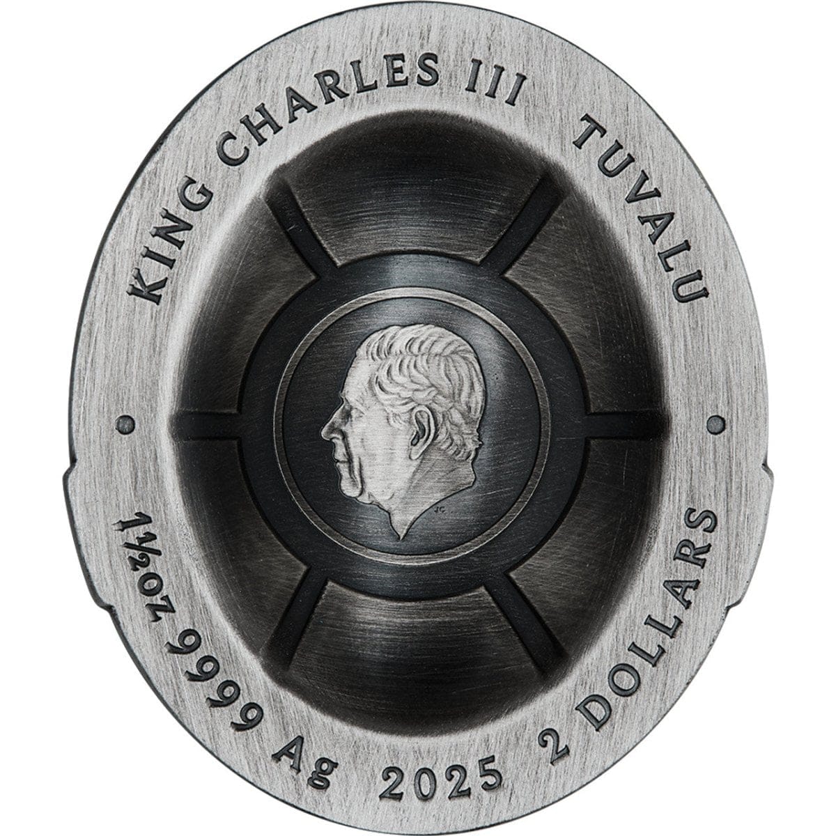 Teenage Mutant Ninja Turtles Domed Shell 2025 1.5oz Silver Antiqued Coloured Coin - Nova Coins