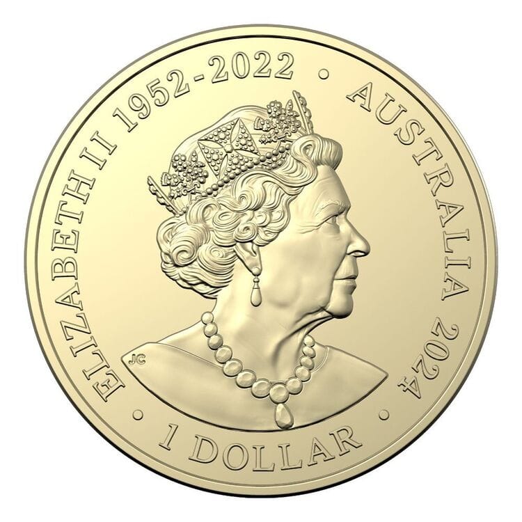 2024 NRL Wests Tigers $1 Team Coin in Card