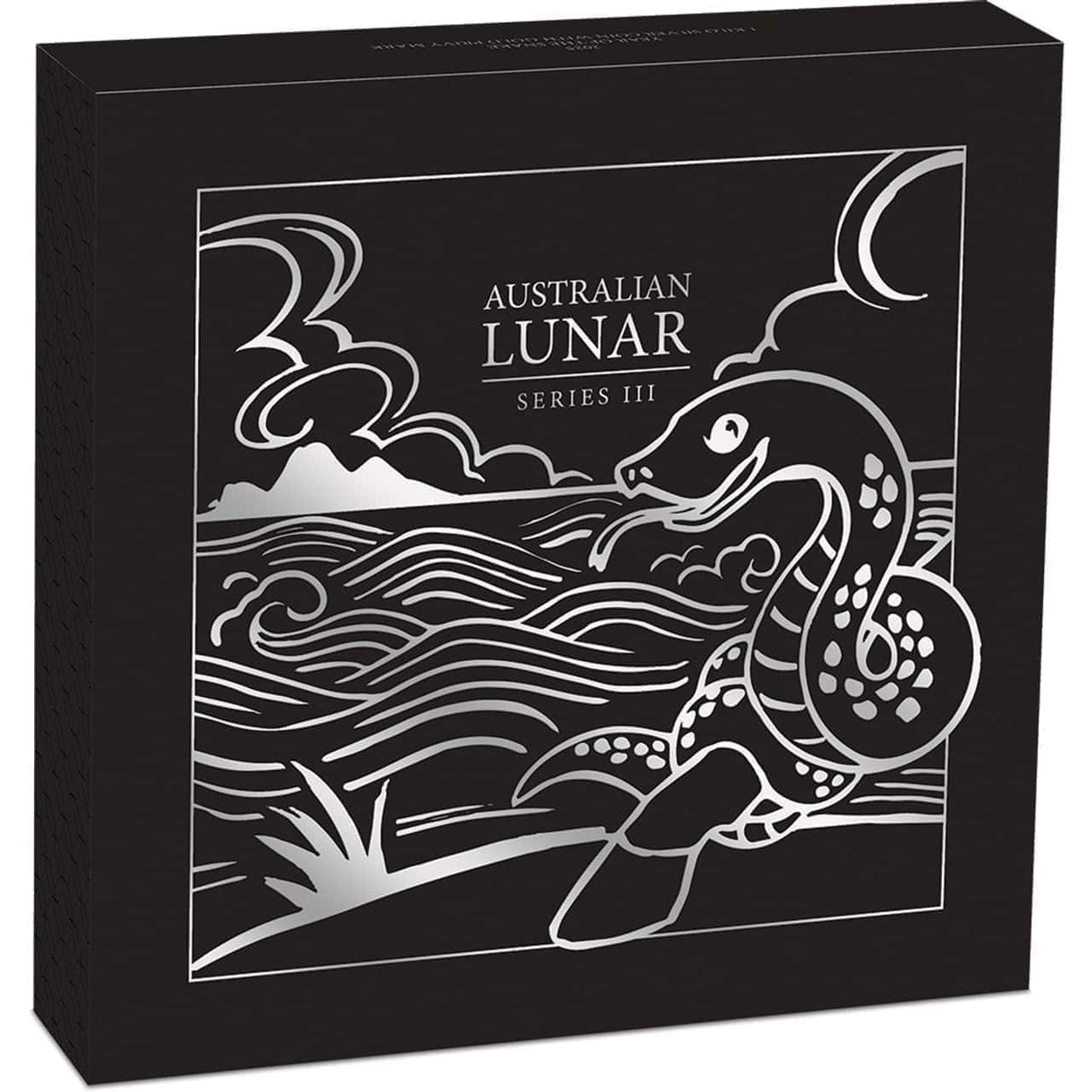 2025 Year Of The Snake 1 Kilo Silver Coloured Coin With Gold Privy Mark