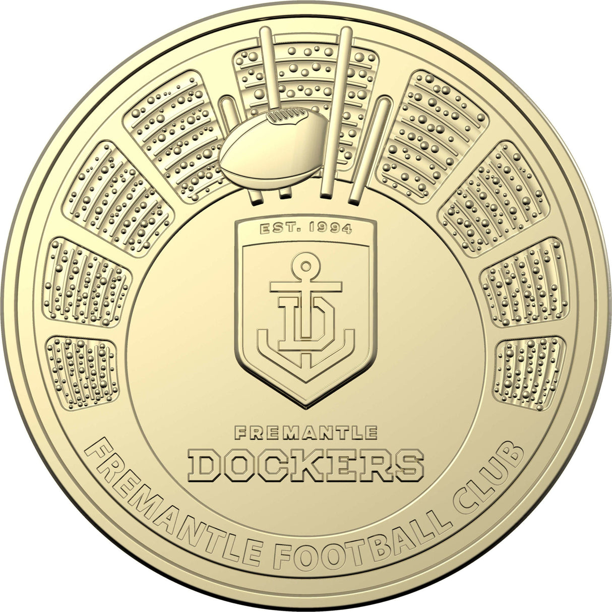 Australian Football League (AFL)  2024 - Uncirculated Coin in 2x2 holder