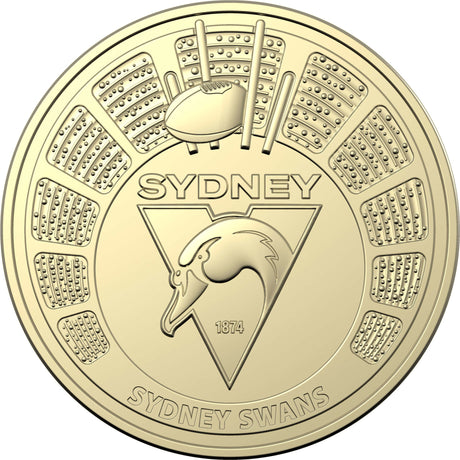 Australian Football League (AFL)  2024 - Uncirculated Coin in 2x2 holder