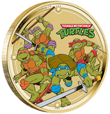 Teenage Mutant Ninja Turtles 2025 $1 Coin In Card