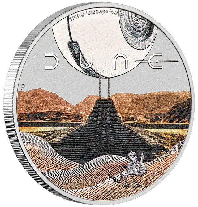Dune 2026 1oz Silver Coloured Coin