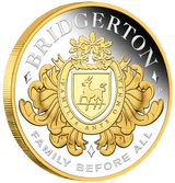 2026 2oz House of Bridgerton Silver Proof Gilded Coin