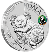 BICE - Australian Koala with Panda Privy 2025 1oz Silver Coin in Card