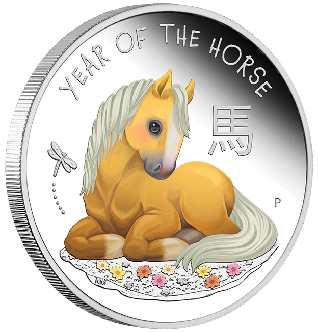 Baby Horse 2026 1/2oz Silver Proof Coloured Coin
