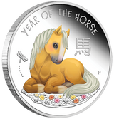 Baby Horse 2026 1/2oz Silver Proof Coloured Coin