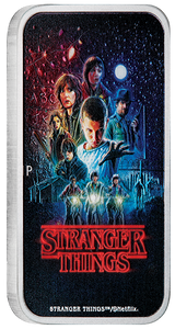 Stranger Things - Season 1 2026 1oz Silver Coloured Rectangular Coin