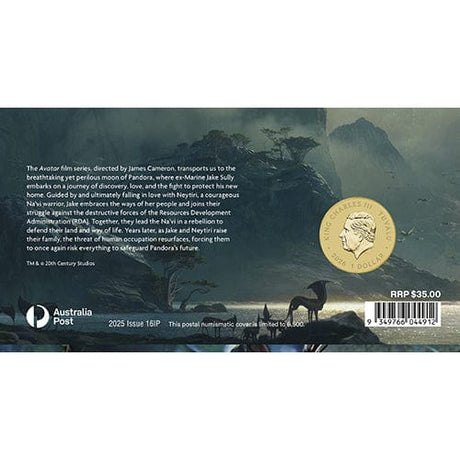 2026 $1 Avatar - Jake Sully Coin & Stamp Cover PNC