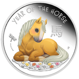Baby Horse 2026 1/2oz Silver Proof Coloured Coin