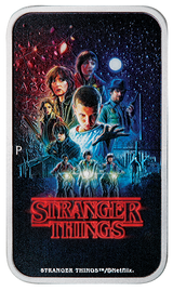 Stranger Things - Season 1 2026 1oz Silver Coloured Rectangular Coin