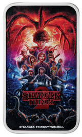 Stranger Things - Season 2 2026 1oz Silver Coloured Rectangular Coin