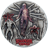 2026 $2 Stranger Things Villains 2oz Silver Antiqued Coloured Coin