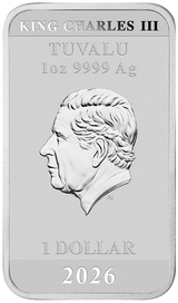 Stranger Things - Season 2 2026 1oz Silver Coloured Rectangular Coin