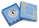 2026 1oz Bridgerton Lady Whistledown Coloured Silver Coin