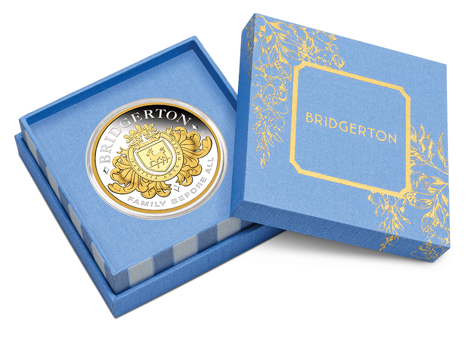 2026 2oz House of Bridgerton Silver Proof Gilded Coin