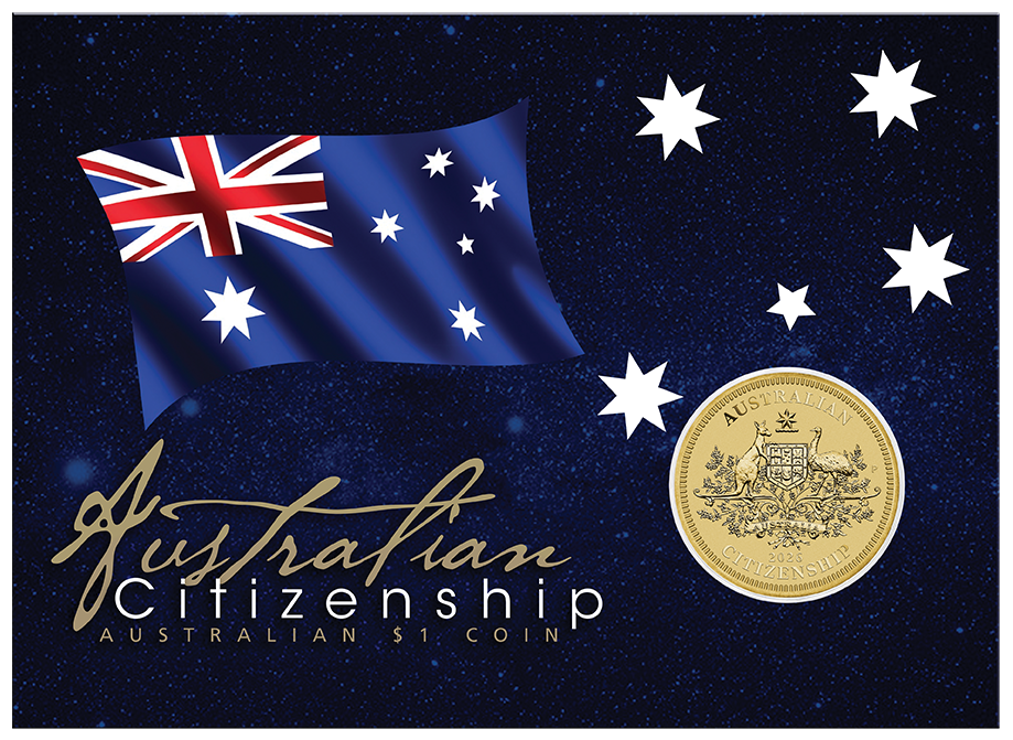 Australian Citizenship 2026 Coin In Card