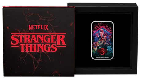 Stranger Things - Season 3 2026 $1 Colour Rectangular 1oz Silver Uncirculated Coin