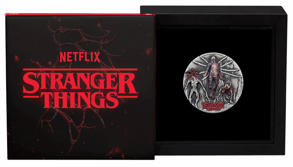 2026 $2 Stranger Things Villains 2oz Silver Antiqued Coloured Coin