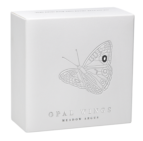 2026 Australian Opal Wings - Meadow Argus 1oz Silver Proof Coin with Opal Insert