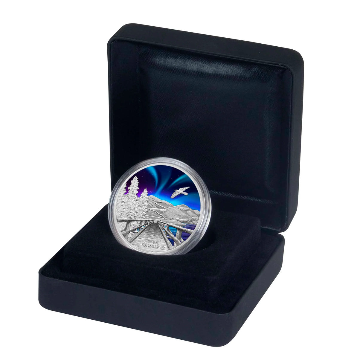 2023 Aurora Borealis 1oz Silver Proof Coloured Coin