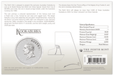 World Money Fair - Coin Show Special Australian Kookaburra 2026 1oz Silver Coloured Coin in Card