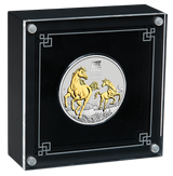 Australian Lunar Series III Year Of The Horse 2026 1oz Silver Gilded Coin