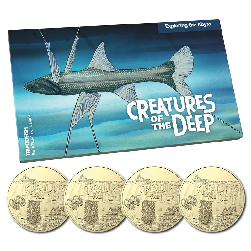2023 Creatures Of The Deep $1 Mintmark & Privy Mark Set
