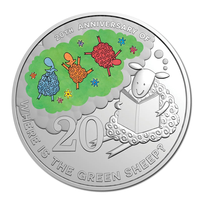 2024 20c Where's the Green Sheep Coin 20th Anniversary Uncirculated Coin