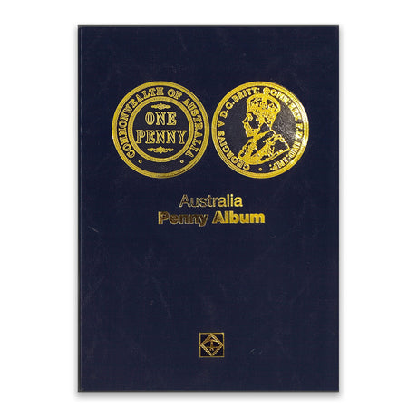 Lighthouse Push-In Coin Album – Australian Penny 1911-1961 front