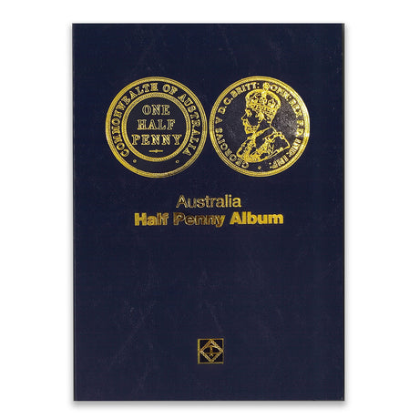 Lighthouse Push-In Coin Album – Australian Halfpenny 1911-1964 front