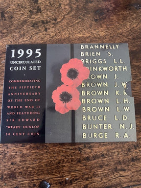 1995 Royal Australian Mint Six Coin Mint Set - Nova Coins