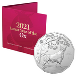 2021 50c Year of the Ox Tetra-Decagon Uncirculated Coin