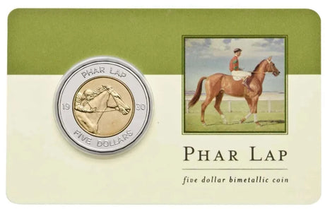 2000 $5 Phar Lap Bimetallic Coin - Nova Coins
