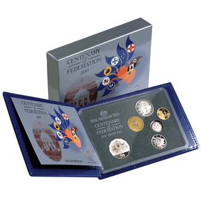 2001 Royal Australian Mint Six Coin Proof Set - Nova Coins