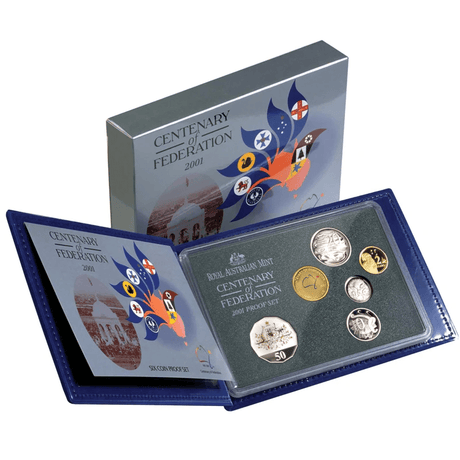 2001 Royal Australian Mint Six Coin Proof Set - Nova Coins