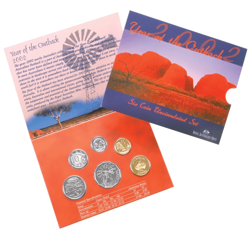 2002 Australian Mint Set - Year of the Outback - Nova Coins